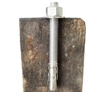 SANTIE Lot de 25 ancrages à cale en acier inoxydable 304, 1/2" x 3-3/4"