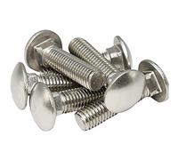 SANTIE Lot de 25 boulons de carrosserie en acier inoxydable 18-8