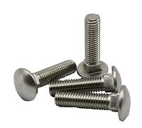 SANTIE Lot de 25 boulons de carrosserie en acier inoxydable 18-8