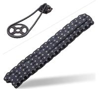 Santing Chaîne T8F, chaîne de Remplacement pour vélos de Poche résistant à l'usure 96 maillons pour vélos de Poche Minimoto 47cc 49cc pour Mini Dirt Bike Quad ATV