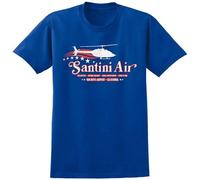 Santini Air Airwolf Inspired T-Shirt - Retro 80s USA Helicopter Stunt TV Tee