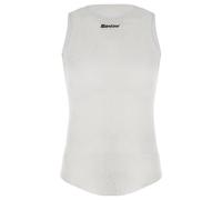 Sous maillot sans manches santini alpha blanc