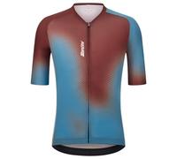 Santini Aura Short Sleeve Jersey Multicolore XL Brown Chocolate