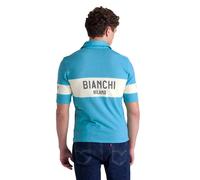 Santini Bianchi Milano Retro 2025 Short Sleeve Polo Bleu XL Homme