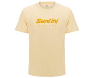 Santini - Coloured Branded T-Shirt - T-shirt - XL - cream