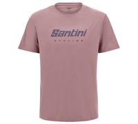 Santini - Coloured Branded T-Shirt - T-shirt - XL - rosa