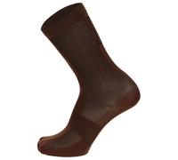 Santini - Cycling High Socks Q-Skin Puro - Chaussettes de cyclisme - EU 44-47 - XL/XXL - cioccolato