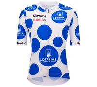 Santini - La Vuelta Polka Dot Jersey - Maillot de cyclisme - S - bluette