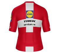 Santini Lidl Trek Denmark National Champion Short Sleeve Jersey Rouge M Homme