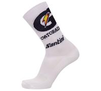 Santini - Lidl Trek Socks - Chaussettes de cyclisme - EU 44-47 - bianco