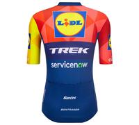 Santini Lidl Trek Team Original 2026 Short Sleeve Jersey Bleu XL Homme