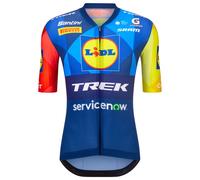 Santini Lidl Trek Team Original 2026 Short Sleeve Jersey Bleu S Homme