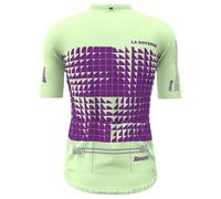 Santini Liege Bastogne Short Sleeve Jersey Violet 3XL Homme