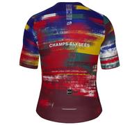 Santini Maillot à Manches Courtes Tdf Arrivée Dash 2025