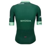 Santini Maillot à Manches Courtes Tour De France Official Green 2025