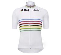 Santini Maillot à Manches Courtes Uci Official World Champion Master