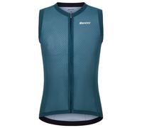 Santini - Opal Sleeveless Jersey - Débardeur de cyclisme - L - petrolio