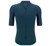 Maillot Santini Sensation manches courtes bleu sarcelle - M