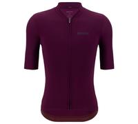 Maillot Santini Sensation manches courtes rouge bordeaux - XXL