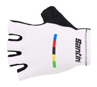Santini - UCI World Champion Gloves - Gants - S - bianco