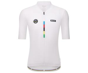 Santini - UCI World Champion Jersey Mondo - Maillot de cyclisme - XS - bianco