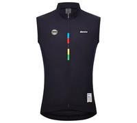Santini - UCI World Champion Wind Vest Mondo - Gilet de cyclisme - XXL - nero
