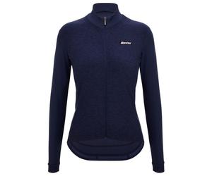 Santini - Women's Pure Block Colour Thermal Cycling Jersey - Maillot de cyclisme - XL - nautica