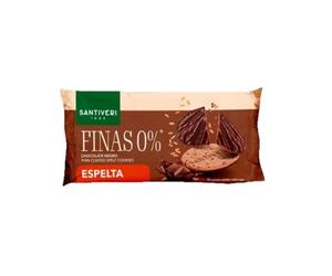 Santiveri Biscuits Fins 0% Épeautre Chocolat Noir 90g
