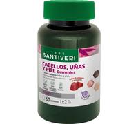Santiveri Cheveux Ongles Peau Gummies 60uts