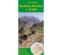 Santo Antão 1 : 40 000 (Carte de randonnées pour les îles du Cap Vert)