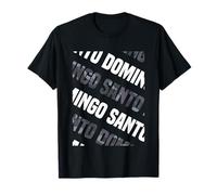 Santo Domingo Motif Camouflage Gris T-Shirt
