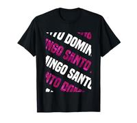 Santo Domingo Motif Camouflage Rose T-Shirt