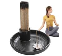 Santo Porte-encens en céramique - Porte-encens pour décoration d'intérieur, attrape-cendres pour méditation et salle de yoga
