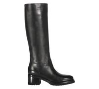 Santoni - Bottes Hautes en Cuir - Femme - Chaussures - Noir - Taille: 40 EU