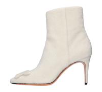 Santoni - Bottine à talon - Femme - Chaussures - Blanc - Taille: 39 EU