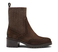 Santoni - Bottines à talon bas - Femme - Chaussures - Brun - Taille: 37 1/2 EU