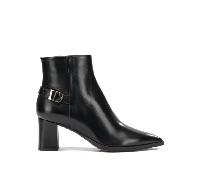 Santoni bottines femme noires en cuir - 39
