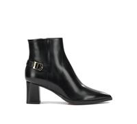 Santoni bottines femme noires en cuir - 39.5
