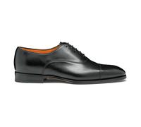 Santoni - Chaussure Oxford en cuir - Homme - Chaussures - Noir - Taille: 45 EU