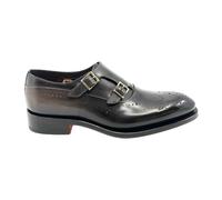 Santoni - Double Monk Strap - Homme - Chaussures - Brun - Taille: 40 1/2 EU