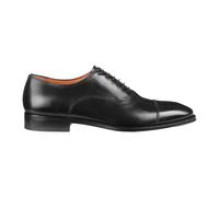 Santoni - Élégantes Chaussures Oxford à Lacets - Homme - Chaussures - Noir - Taille: 43 EU