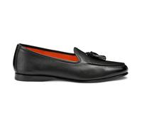 Santoni - Mocassin à Glands - Homme - Chaussures - Noir - Taille: 44 1/2 EU