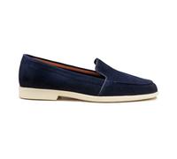 Santoni - Mocassin Bout Rond - Femme - Chaussures - Bleu - Taille: 38 1/2 EU