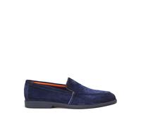 Santoni - Mocassins Classiques en Cuir - Homme - Chaussures - Bleu - Taille: 40 EU