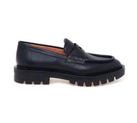 Santoni - Mocassins en cuir poli - Femme - Chaussures - Noir - Taille: 39 EU