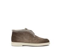 SANTONI mocassins en daim femme marron - 36.5