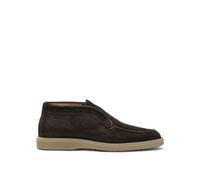 SANTONI mocassins en daim homme marron - 10