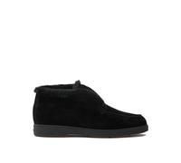santoni mocassins femme noirs en daim - 36.5