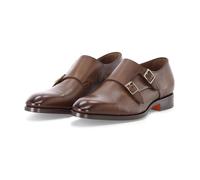 Santoni - Monkstrap - Homme - Chaussures - Brun - Taille: 46 1/2 EU