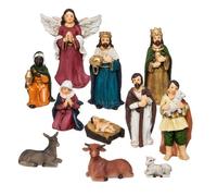 Santons de Noël - OSE - Kit de 11 figurines - Résine - 7,5 cm - Multicolore